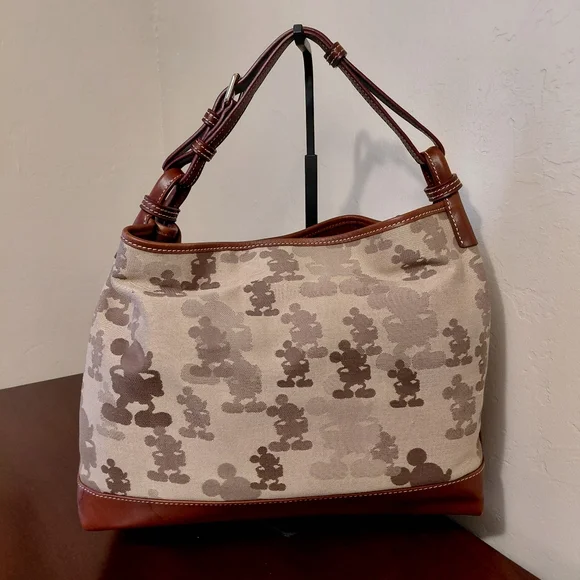 Dooney & Bourke Disney Parks Tonal Mickey Mouse Shoulder Bag - Champsac - Picture 4 of 15